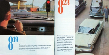 Opel Kapitaen Modelprogram 1960 "8:00 - 8:30" Carbrochure (8237)